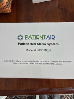 Patient Aid Patient Bed Alarm System PA505B_N
