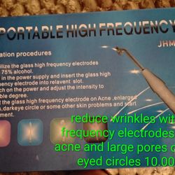 High Frequency It Reduces Wrinkles Acne Dark Lines