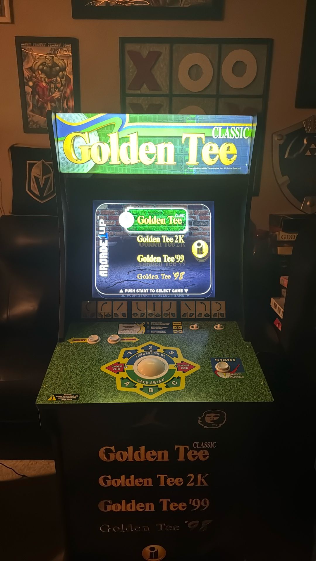 1up Golden Tee Classic (4 Classic Games)