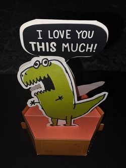 I love you this much card