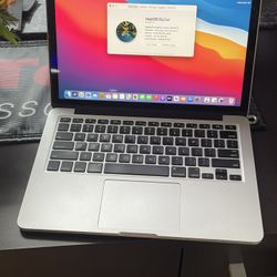 Apple 13” MacBook Pro Retina 2014 3.0ghz Core i7 16gb RAM 512gb Flash Storage macOS Big Sur Webcam WiFi 