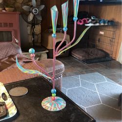 Iron Candle Holder 20”x13” 