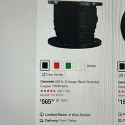 Stranded Wire #6 500 Ft