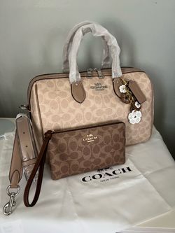 Coach Large Rowan Satchel and Wristlet