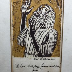 Louis Wolchonok American Artist Art Painting Mural Watercolor 