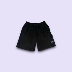 Nike sportswear club fleece cargo sweat shorts black men’s medium 