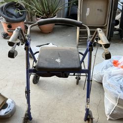 Elderly Walker With Seat