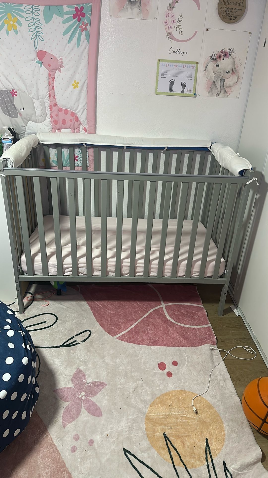 Adjustable Baby Crib