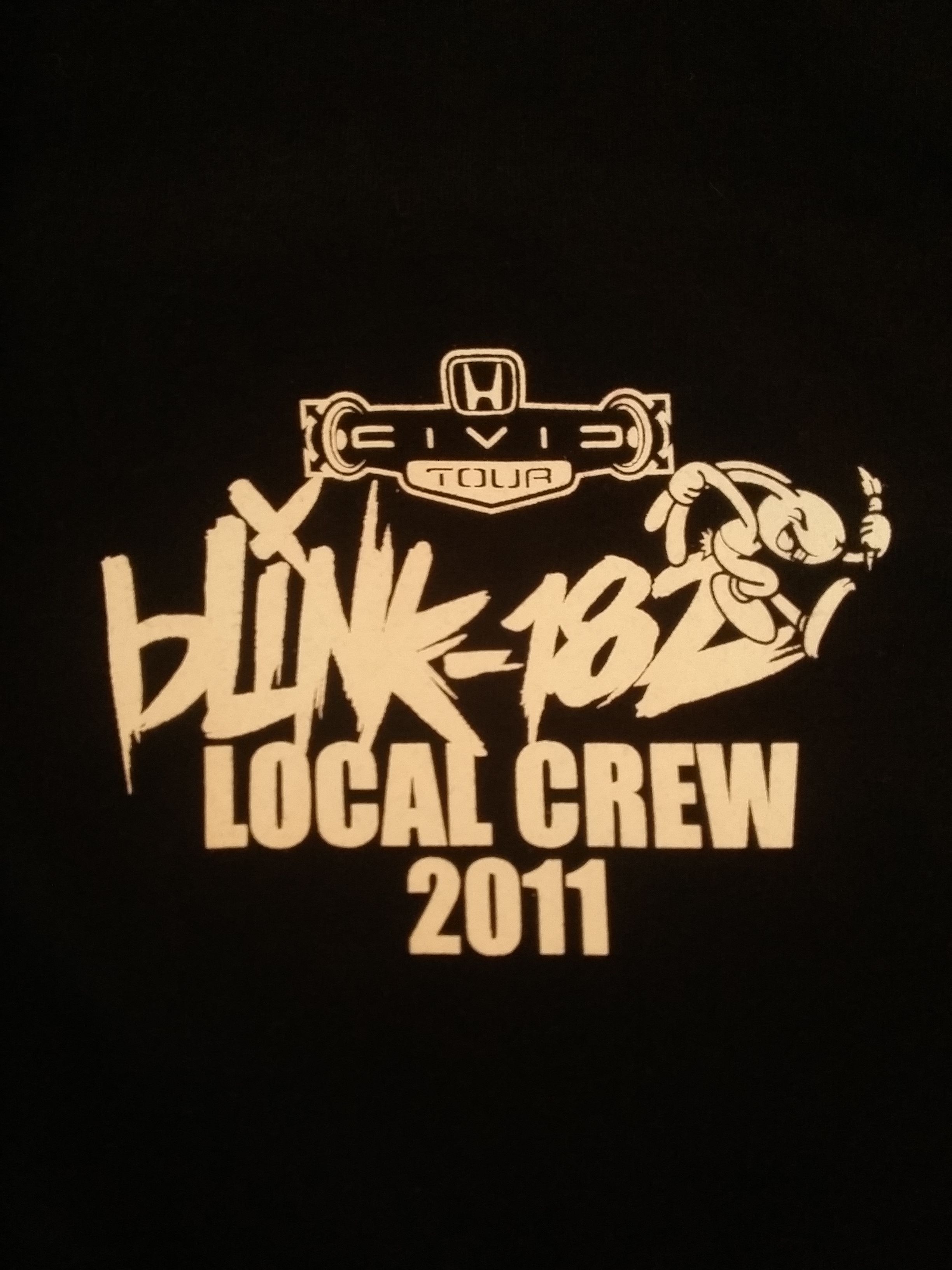BLINK 182, local crew band shirt