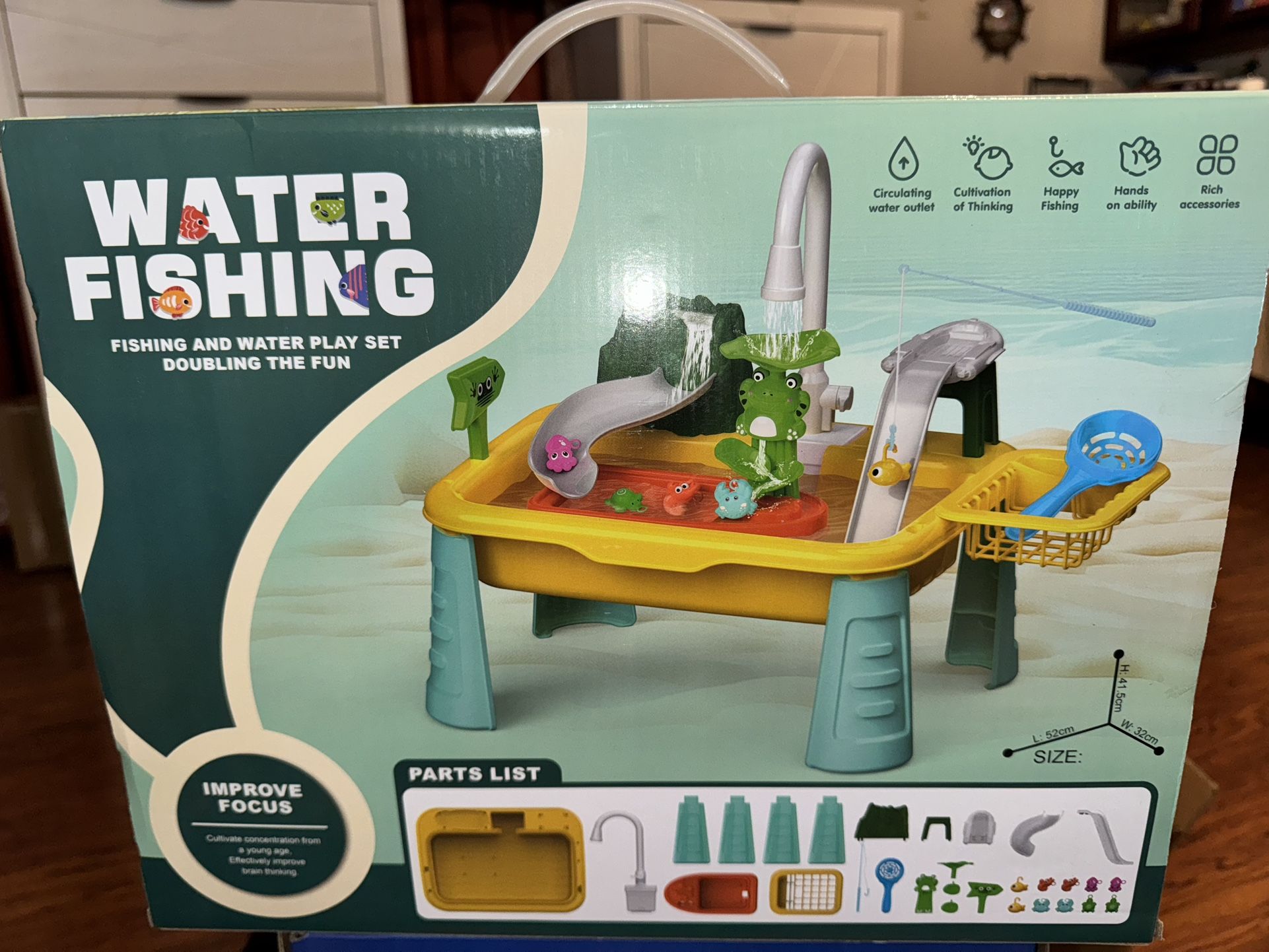 $10-WATER FISHING FISHING AND WATER PLAY SET DOUBLING THE