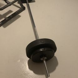 Dead Lift Bar With Weights
