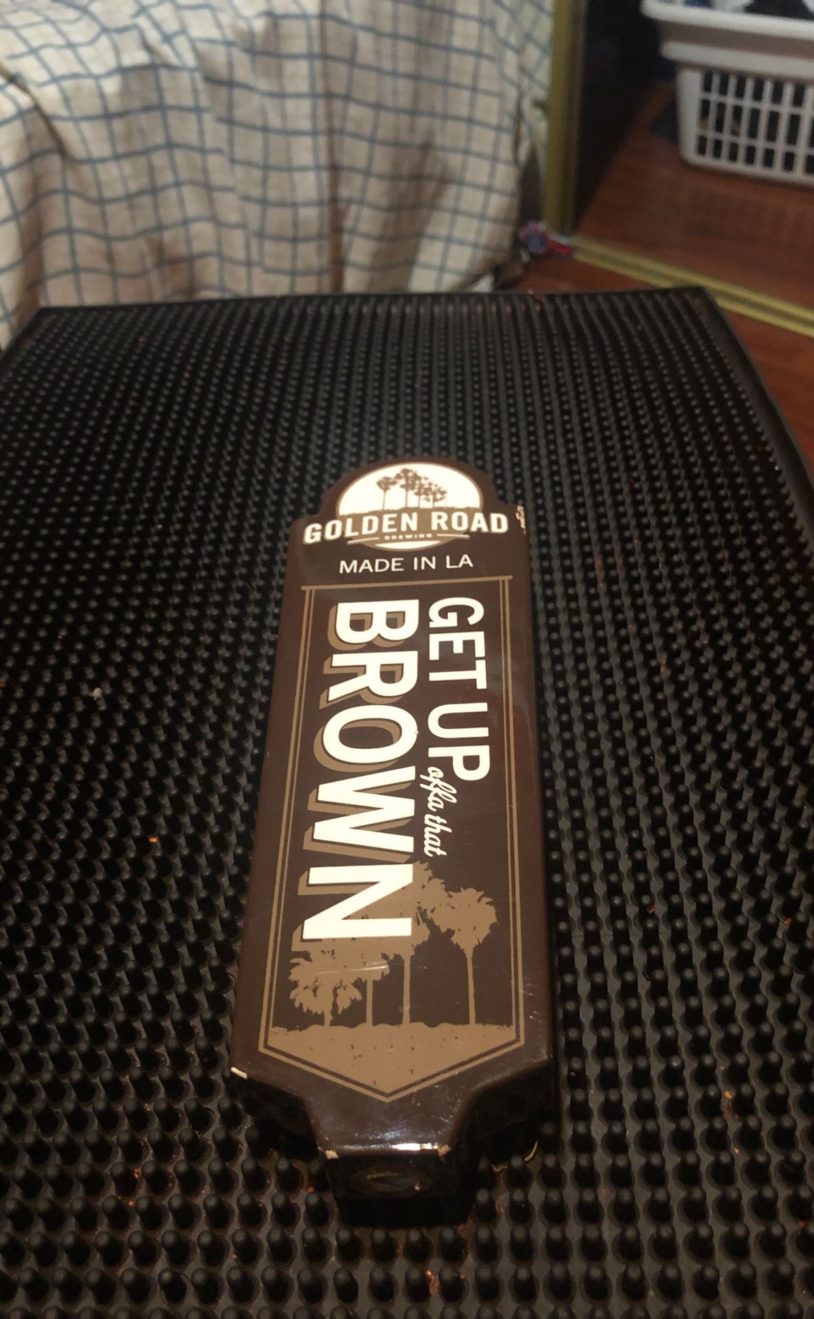 Golden road beer tap