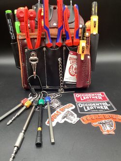 OCCIDENTAL LEATHER ELECTRICIAN TOOL POUCH **(TOOLS NOT INCLUDED)**(FINANCIAMOS/WE FINANCE)**