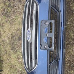 2013-19 Ford Taurus Front Bumper Cover Complete W/ Grill & Trims