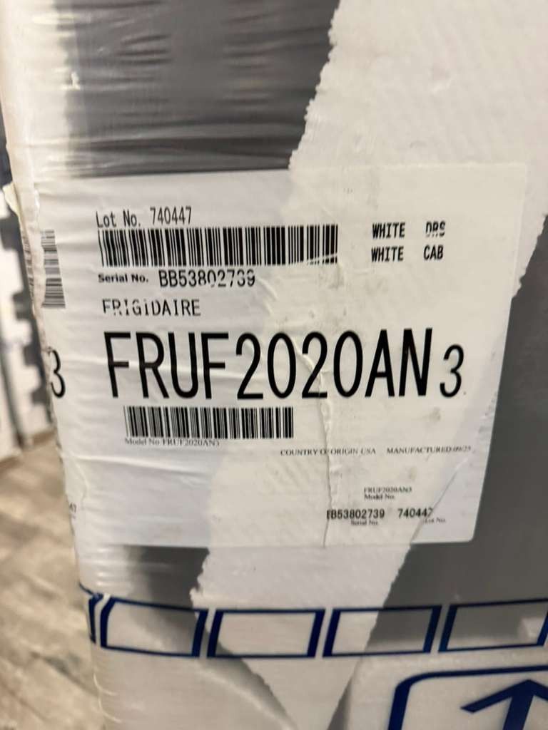 Frigidaire stand up freezer brand new with warranty