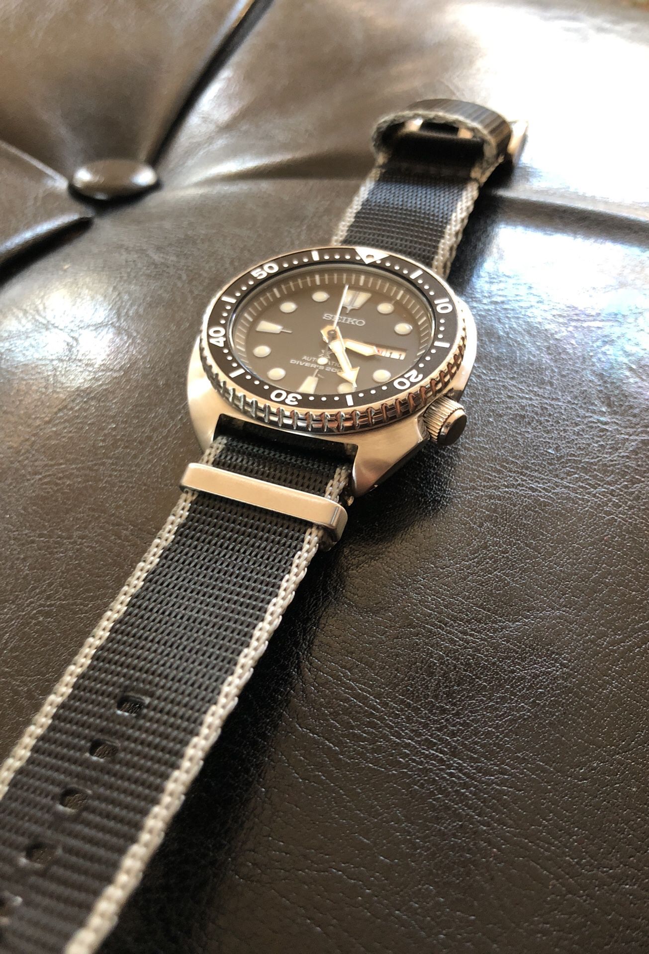 Seiko spr777 (turtle) with a top hat ((thick)) sapphire crystal for Sale in  Brea, CA - OfferUp