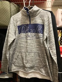 Victoria's Secret PINK Quarter-Zip Pullover Sweatshirt