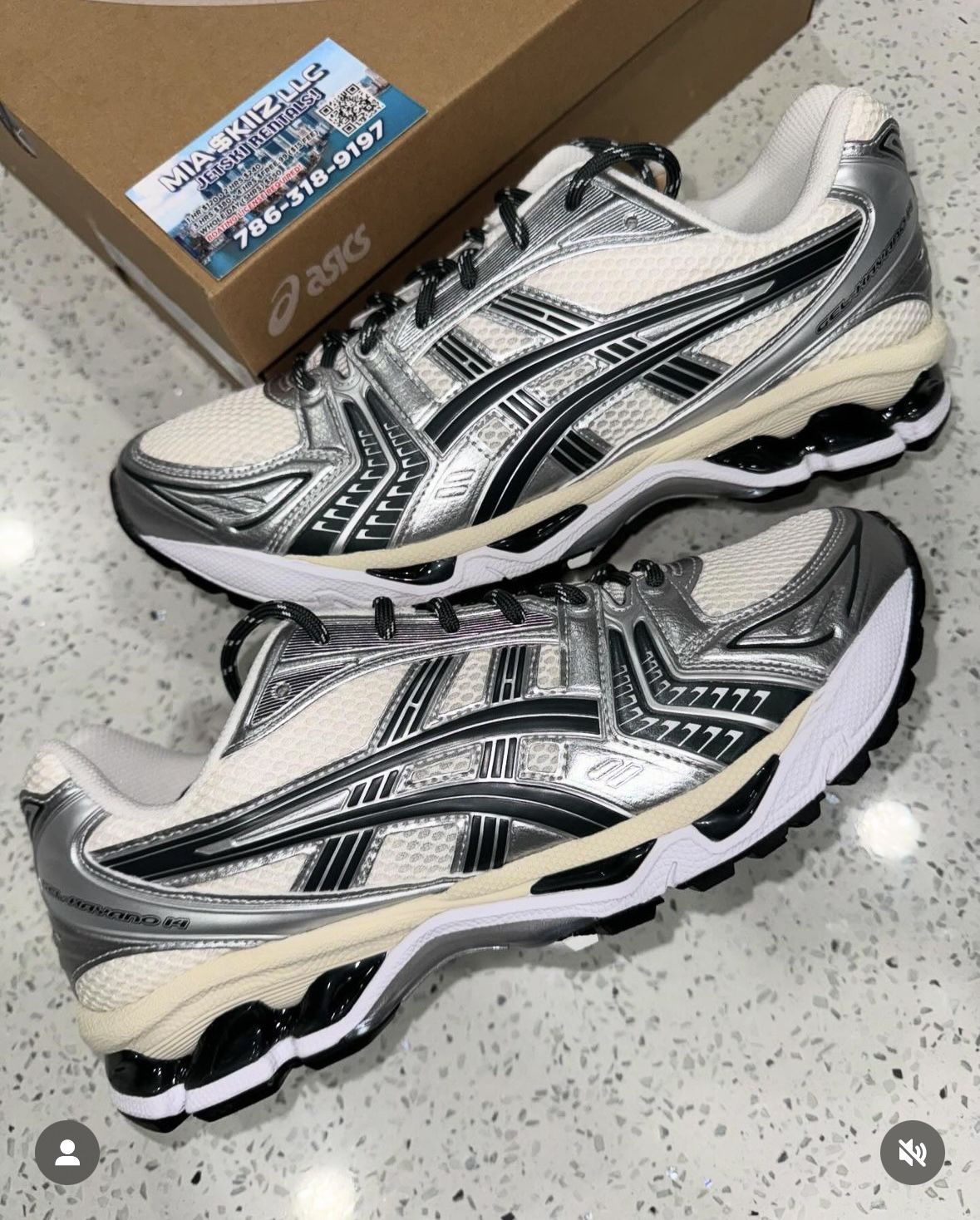 Asics X Kith Gel-Keyano 14 Cream Scarab (2024)