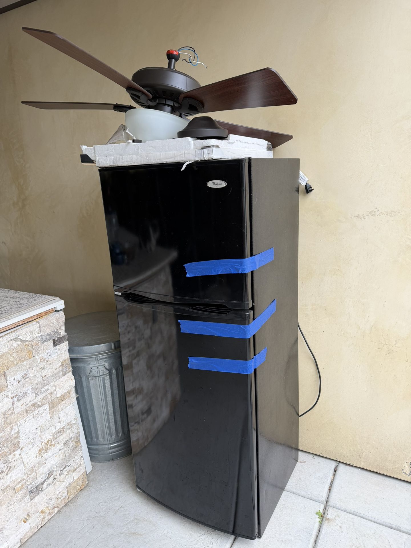 Free Refrigerator and Fan