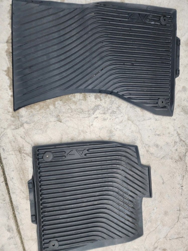 Audi A7 Front All Weather Floor Mats 2012-18