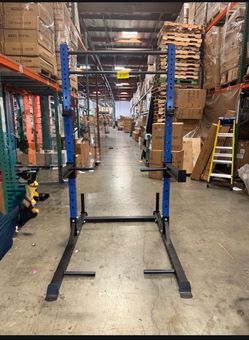 ZENOVA Commercial heavy duty Power Rack blue