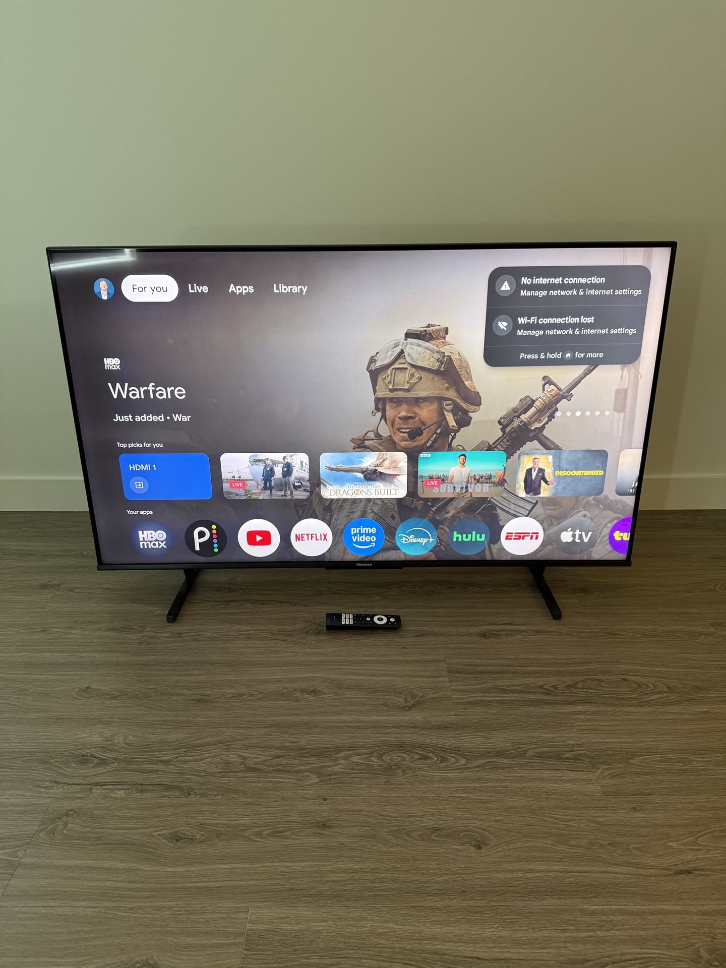 Hisense 55-Inch Class U8 Series 4K Mini-LED - Google TV
