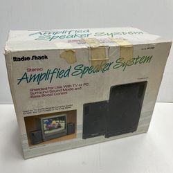 RadioShack Stereo Amp Speaker System