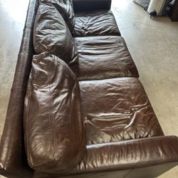 Leather couch