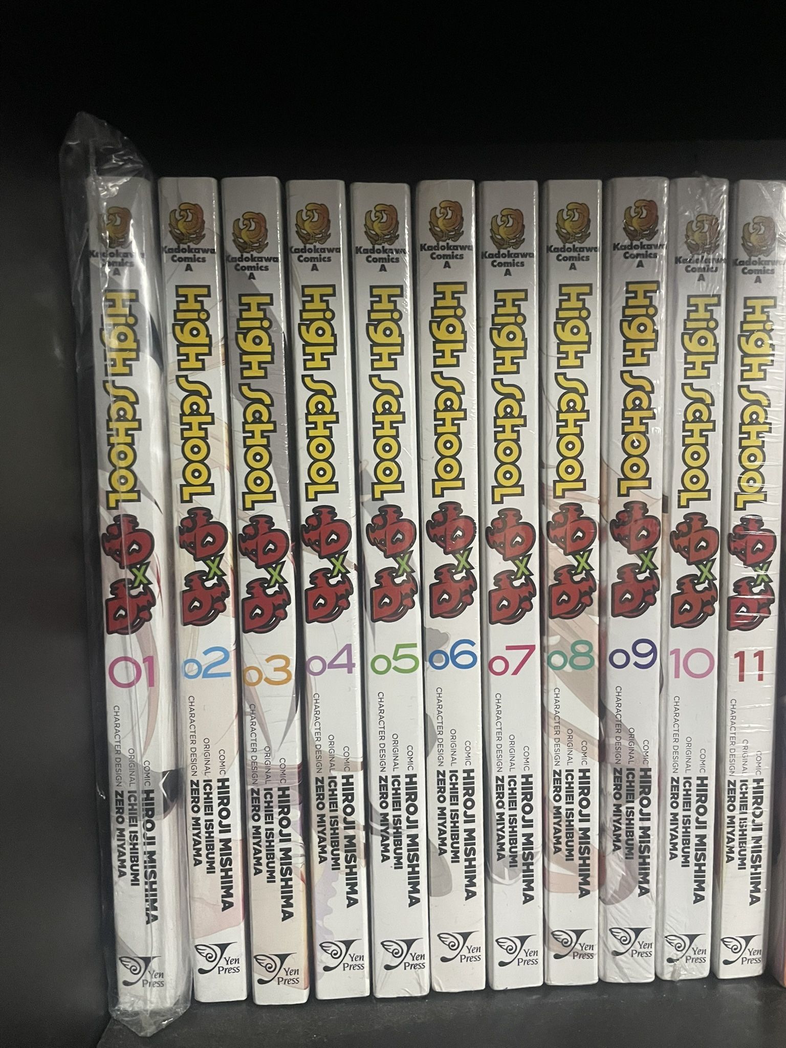 Highschool DXD Manga Vol 1-11
