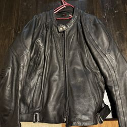 Leather Motorcycle Jacket 