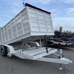 2025 Carson Trailer Dump Trailer 7’ X 14’ 9.9K GVWR 
