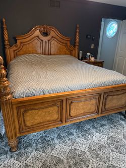 FREE-King size head board and frame