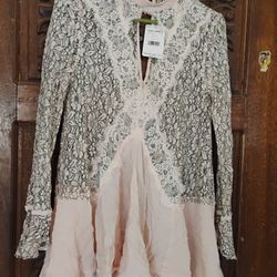 Free People Women's Lace Dress Dmall