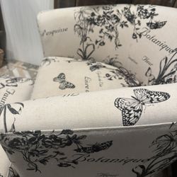 Living Room Chair And Ottoman