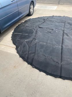Round Trampoline Jump Mat with Hook Rings