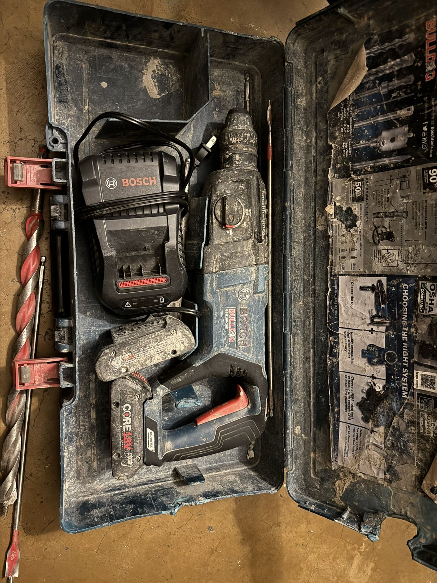 Cordless Bosch Hammer Drill 