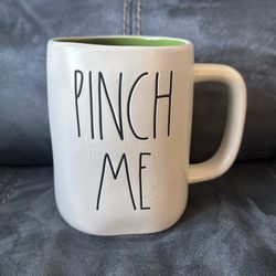 New Without Tags Rae Dunn St. Patrick’s Day Pinch Me Coffee Tea Mug Cup