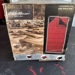 Eddie Bauer Red Sleeping Bag