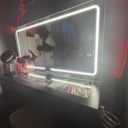 Black Led Vanity
