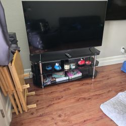 Glass TV Stand For Up To 60" Tvs 