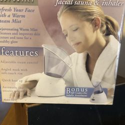 Facial Refresher Sauna & Inhaler New In Box 