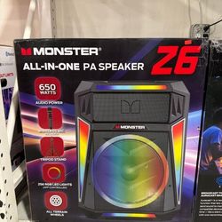 Monster Z6 All-in-One PA Bluetooth Speaker System 