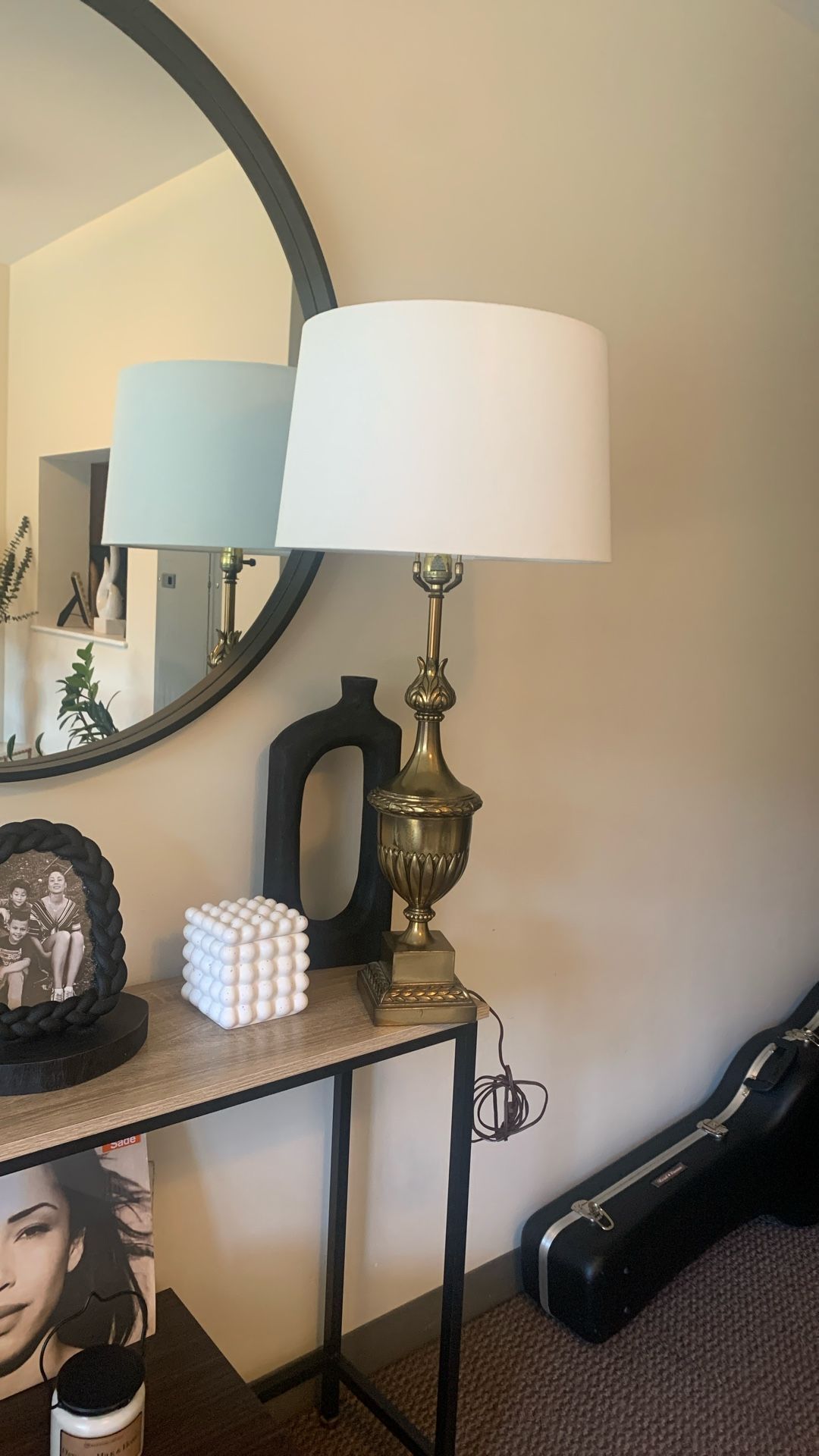 Tall table lamp $40.00