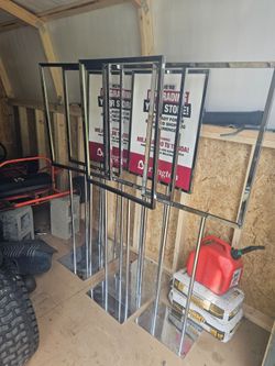 Store floor signs heavy