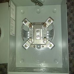 2 Electrical Gang Ringless box 200amp