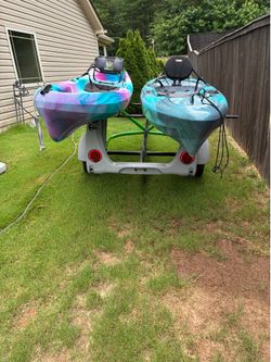 Sylvan Sport Trailer w/ Perception Kayaks