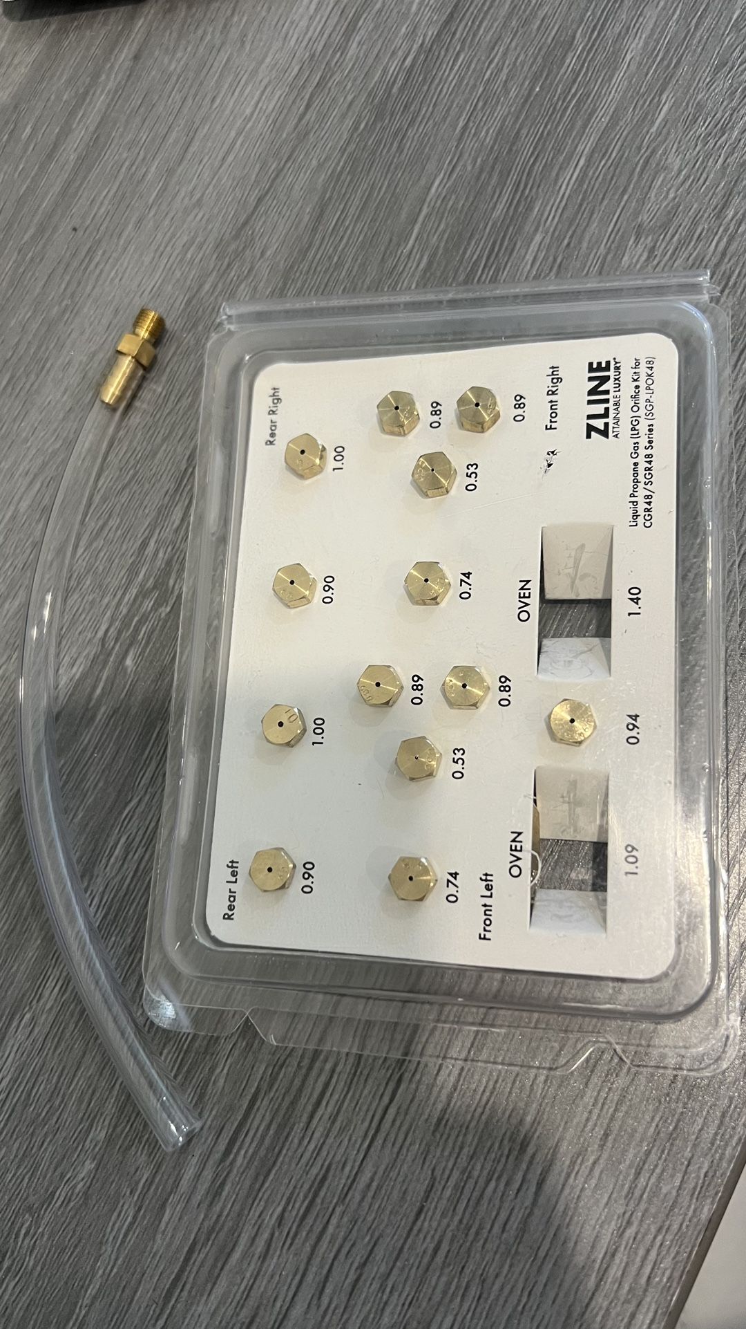 ZLINE Propane Conversion Kit