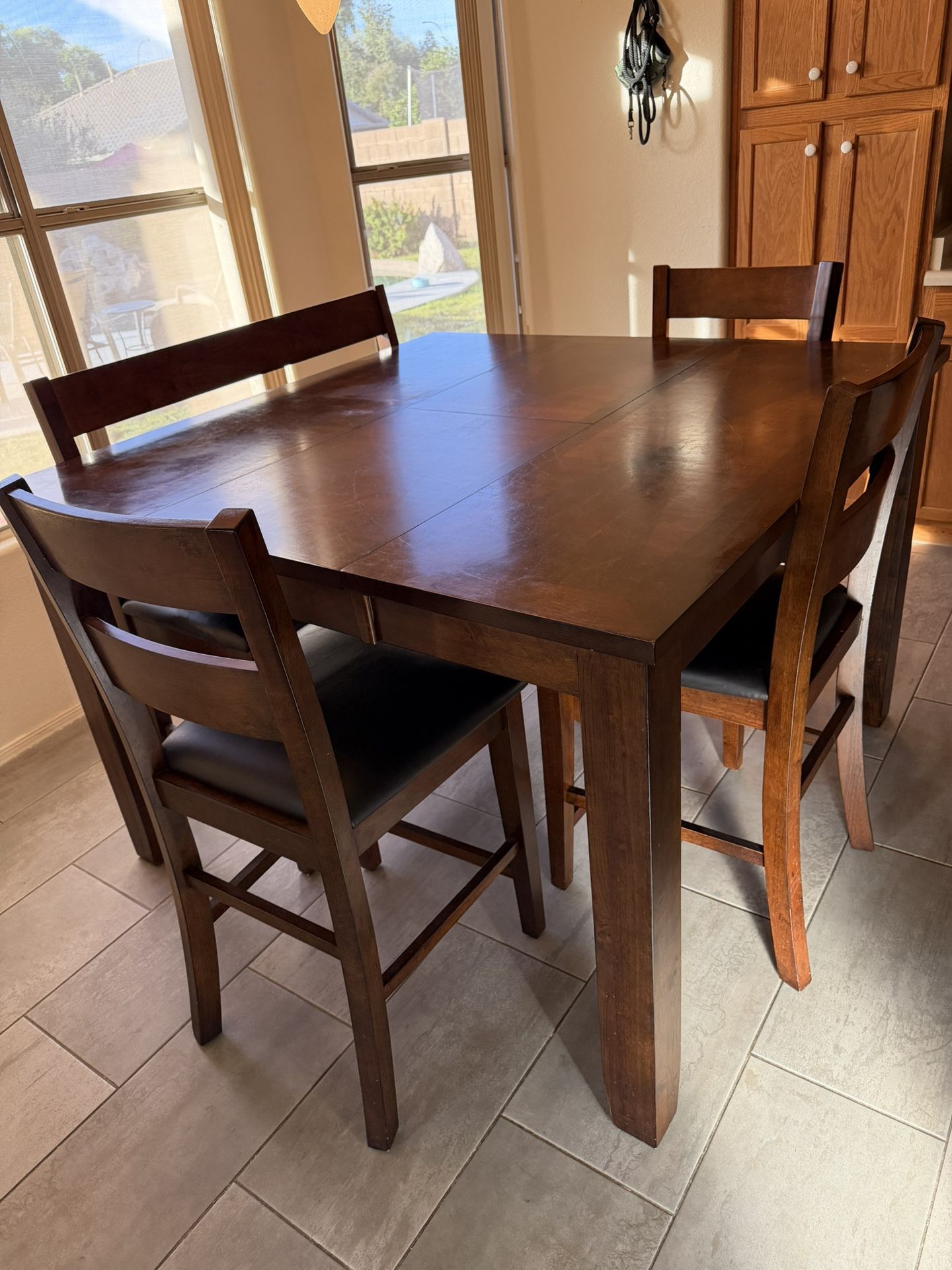 Bar Dining Table With Leaf