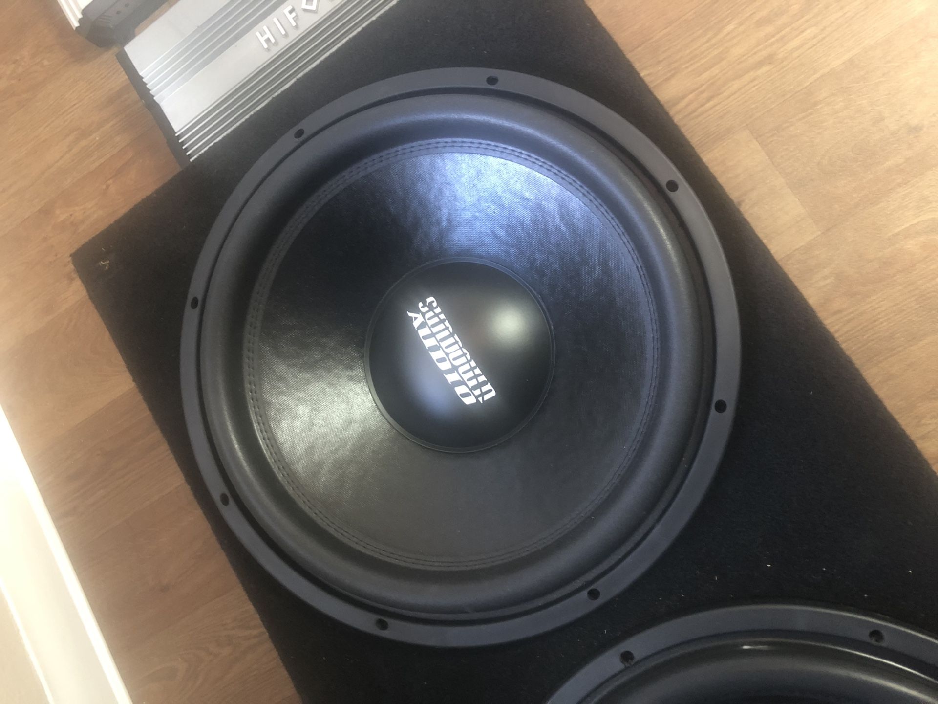 Sundown Audio Sa15s with 2 Amps