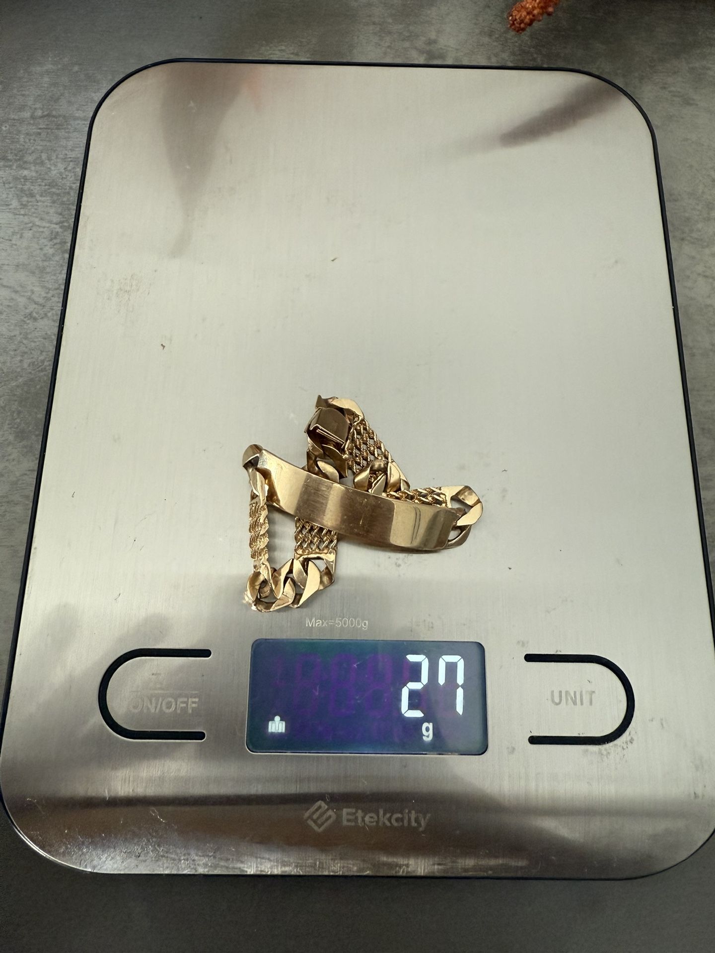 14K Gold ID Bracelet